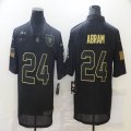 Nike Oakland Raiders #24 Johnathan Abram black Salute To Service Limited Jersey-BD