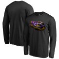 LSU Tigers Midnight Mascot Long Sleeve T-Shirt - Black