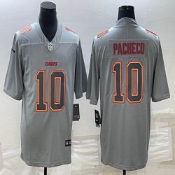 Nike Kansas City Chiefs #10 Isiah Pacheco gray Color Rush Limited Jerseys