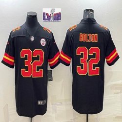 Nike Kansas City Chiefs #32 Nick Bolton black Color Rush Limited Jersey-BD