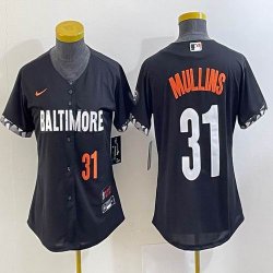 Youth Nike Baltimore Orioles #31 Cedric Mullins black majestic baseball jersey-BD 05