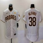 Nike San Diego Padres #38 Alfaro white Flexbase Authentic Collection Jersey-BD 01