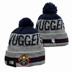 2024 Denver Nuggets gray navy NBA Sports Cuffed Knit Hats 02