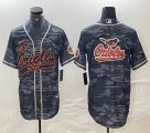 Nike Baltimore Orioles blank grey camo MLB Baseball jerseys Joint name-BD 04