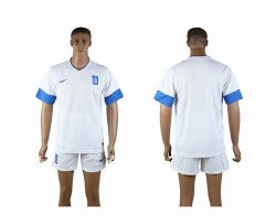 2014 Greece world cup team white soccer jerseys home