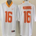 2015 New Tennesse Volunteers #16 Peyton Manning White Adidas Event Stitched NCAA Jersey