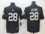 Oakland Raiders #28 Josh Jacobs Nike black Color Rush Limited Jersey