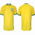 2022 World Cup Brazil team Thailand version yellow blue soccer jersey home-HQ