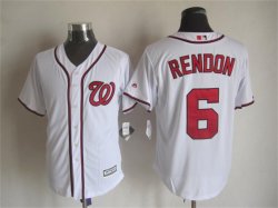 Washington Nationals #6 Anthony Rendon white majestic baseball jerseys