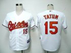 Baltimore Orioles 15 TATUM white baseball Jerseys