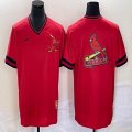 Nike New St.Louis Cardinals blank red majestic Baseball Jersey big logo-BD