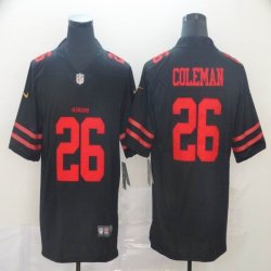 San Francisco 49ers #26 Coleman nike black Color Rush Limited Jersey