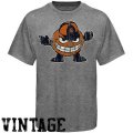 Syracuse Orange Distressed Big Logo Ring Spun T-Shirt - Gray