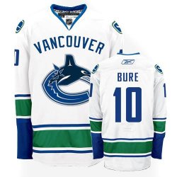 NHL Vancouver Canucks #10 JOHNSON White Jersey