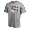 Men's Jacksonville Jaguars Pro Line by Fanatics Branded Heathered Gray Big & Tall Banner Wave T-Shirt