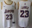 Nike Los Angeles Lakers #23 Anthony Davis white NBA jerseys-S8 MX