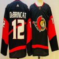 Adidas Ottawa Senators #12 Alex DeBrincat black hockey jersey-PD