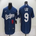 Nike Los Angeles Dodgers #9 Gavin-Lux blue throwback majestic baseball Jerseys-BD