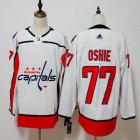 Adidas Washington Capitals #77 T.J Oshie white hockey Jersey 01