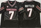 South Carolina Gamecocks #7 Spencer Rattler Black College Football Jerseys