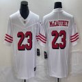 Nike San Francisco 49ers #23 Christian McCaffrey white Color Rush Limited Jersey-BD 03