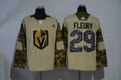 Adidas Vegas Golden Knights 29 Marc Andre Fleury beige hockey Jersey