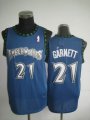 Minnesota Timberwolves 21 Kevin Garnett blue nab Jersey