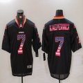 Nike San Francisco 49ers #7 Colin Kaepernick Black usa flag Color Rush Limited Jersey-BD