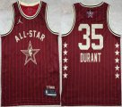 2024 NBA All Star jerseys #35 Durant red basketball jerseys Hot press font