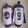 Winnipeg Jets #9 Bobby Hull white NHL hockey Jerseys