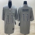 Nike Philadelphia Eagles #11 Carson A.J. Brown gray Color Rush Limited Jersey