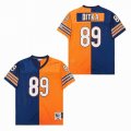 Chicago Bears #89 Mike Ditka orange blue splitsThrowback nfl jerseys