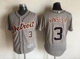 2016 Detroit Tigers #3 Ian Kinsler gray Flexbase Authentic Collection Jersey