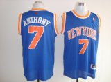 new york Knicks 7 carmelo anthony blue new jersey