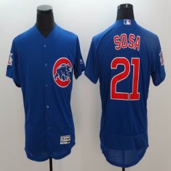 2016 Chicago Cubs #21 Sammy Sosa blue Flexbase baseball jerseys