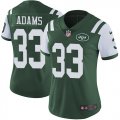 Women Nike New York Jets #33 Jamal Adams Green Color Rush Limited Jersey