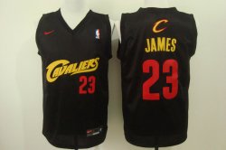 Nike Cleveland Cavaliers LeBron James #23 black nba jersey