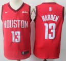 Nike Houston Rockets #13 James Harden red nba jersey-S8