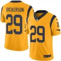 Nike Rams #29 Eric Dickerson Gold Color Rush Limited Jersey