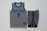 New York Knicks #7 Carmelo Anthony Gray Fashion NBA suits