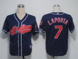 MLB Jerseys Cleveland Indians 7 Laporta Blue