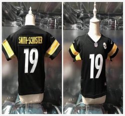 Nike Pittsburgh Steelers #19 Smith-Schuster black Toddler Jerseys