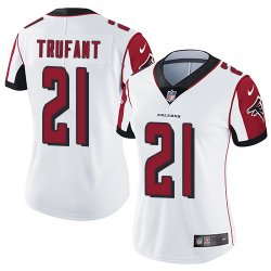 Women Nike Atlanta Falcons #21 Desmond Trufant white color Rush Limited Jersey