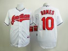 Cleveland Indians #10 Yan Gomes white baseball jerseys