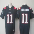 Men New England Patriots #11 Julian Edelman Nike blue Color Rush Limited Jersey