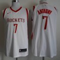 Nike Houston Rockets #7 Carmelo Anthony white nba Jerseys-688