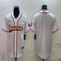 Nike Washington Commanders blank white baseball jerseys Joint name-BD