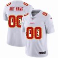 Customized Nike Kansas City Chiefs white Color Rush Limited Jersey Shadow edition