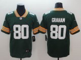 Green Bay Packers #80 Jimmy Graham Nike Green Color Rush Limited Jersey