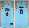 King James #6 Tune Squad skyblue Basketball Jersey-XD